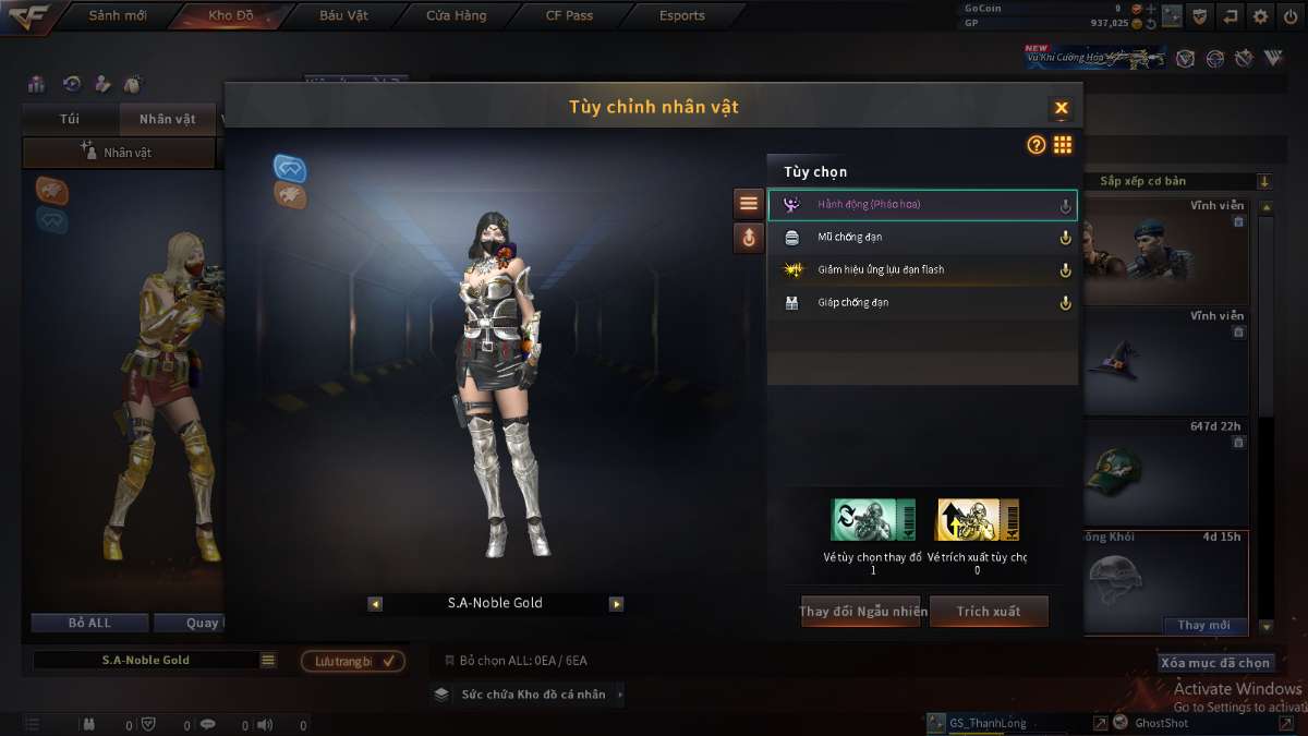 shop acc cf uy tin gia re